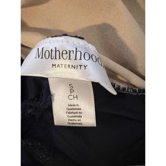 Motherhood Womens size small denim legging stretch 2 pair pant tan and navy blue - Picture 9 of 9